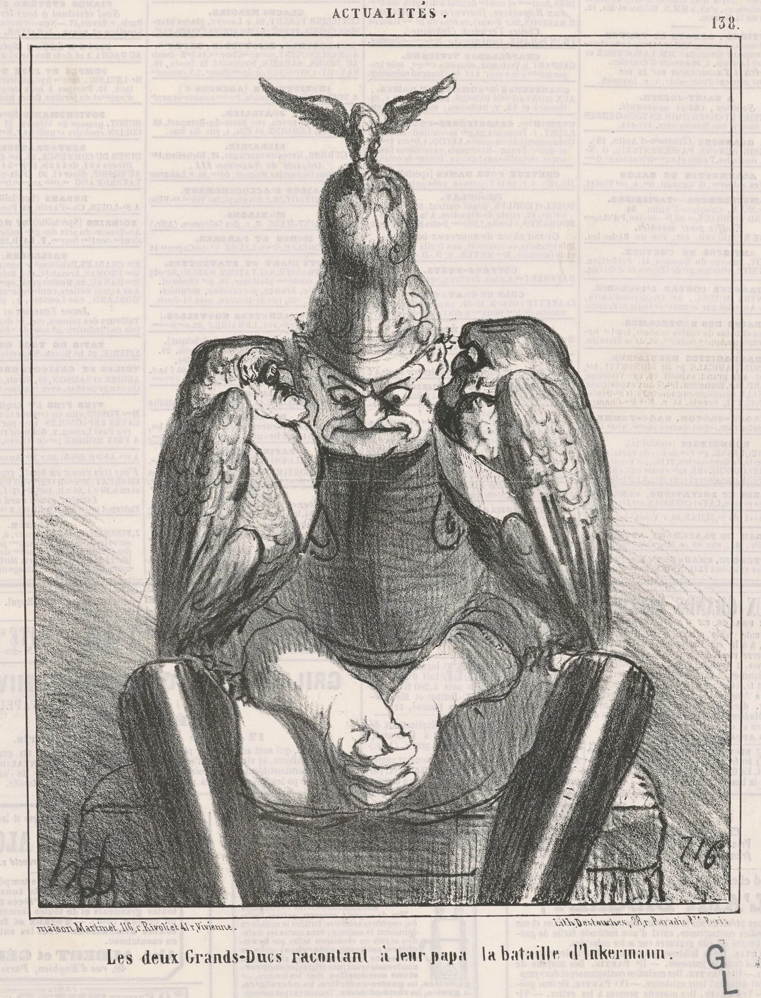 Le deux grands ducs racontant ...Inkermann