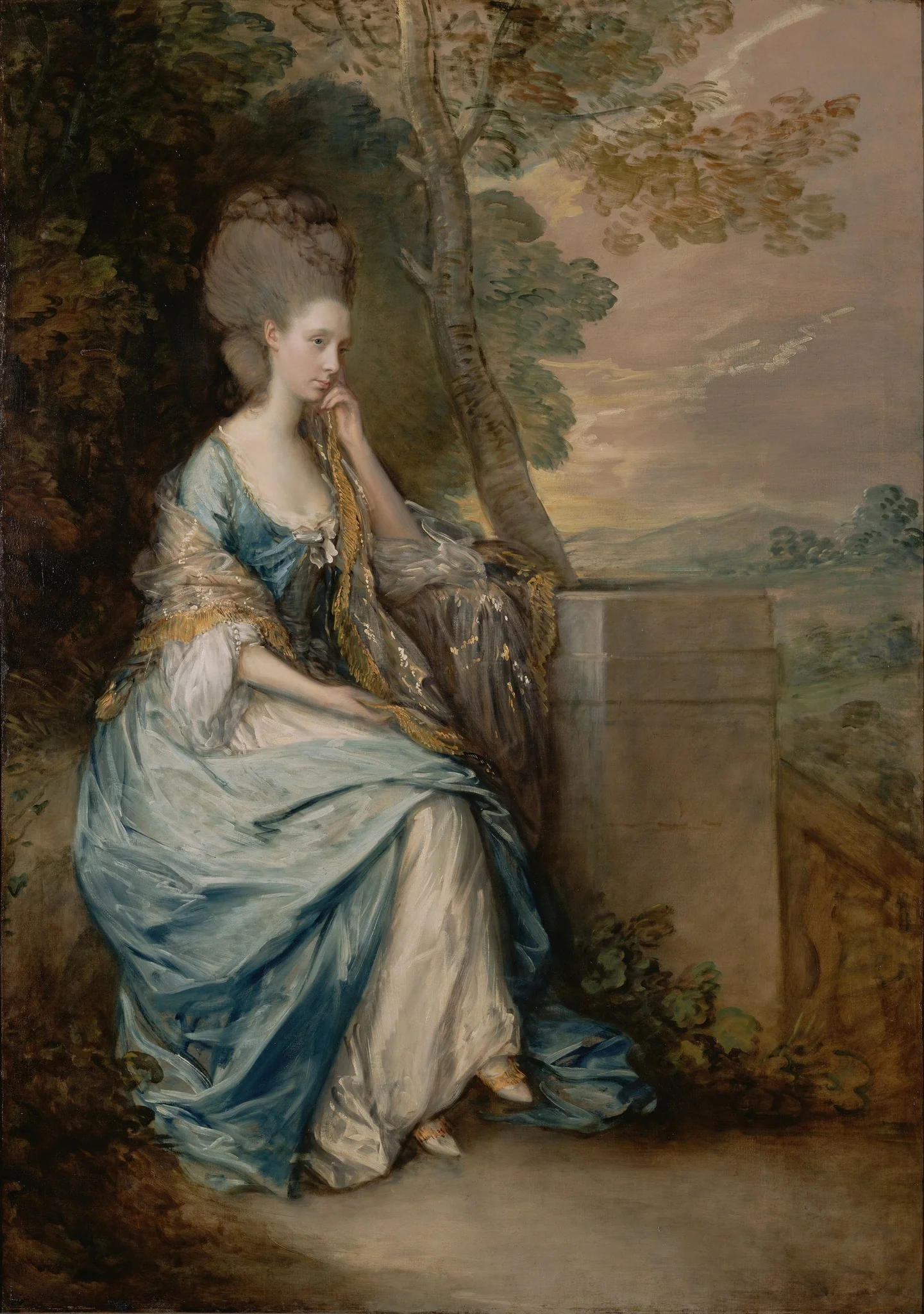 Portrait of Anne, Countess of Chesterfield, by Thomas Gainsborough, oil, 1789