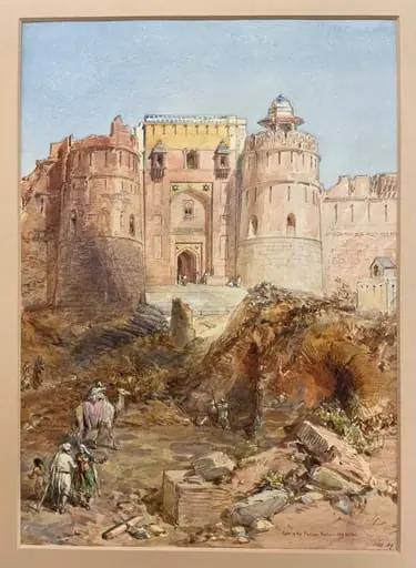 Gate of Purana Qila, Old Delhi