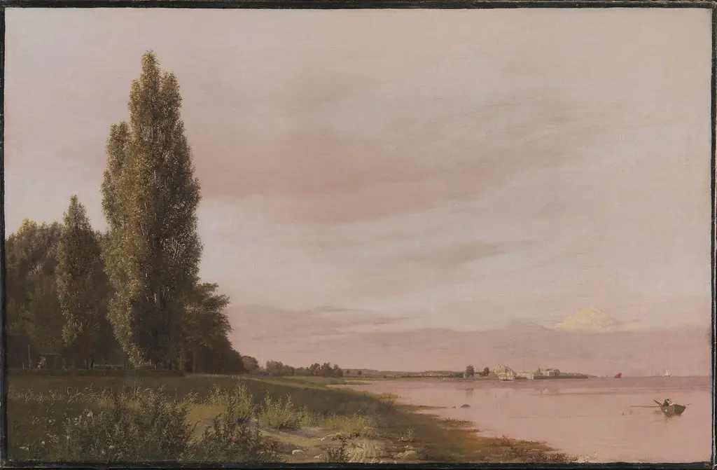 View of the Bay near the Copenhagen Limekiln Looking North. A Quiet Summer Afternoon