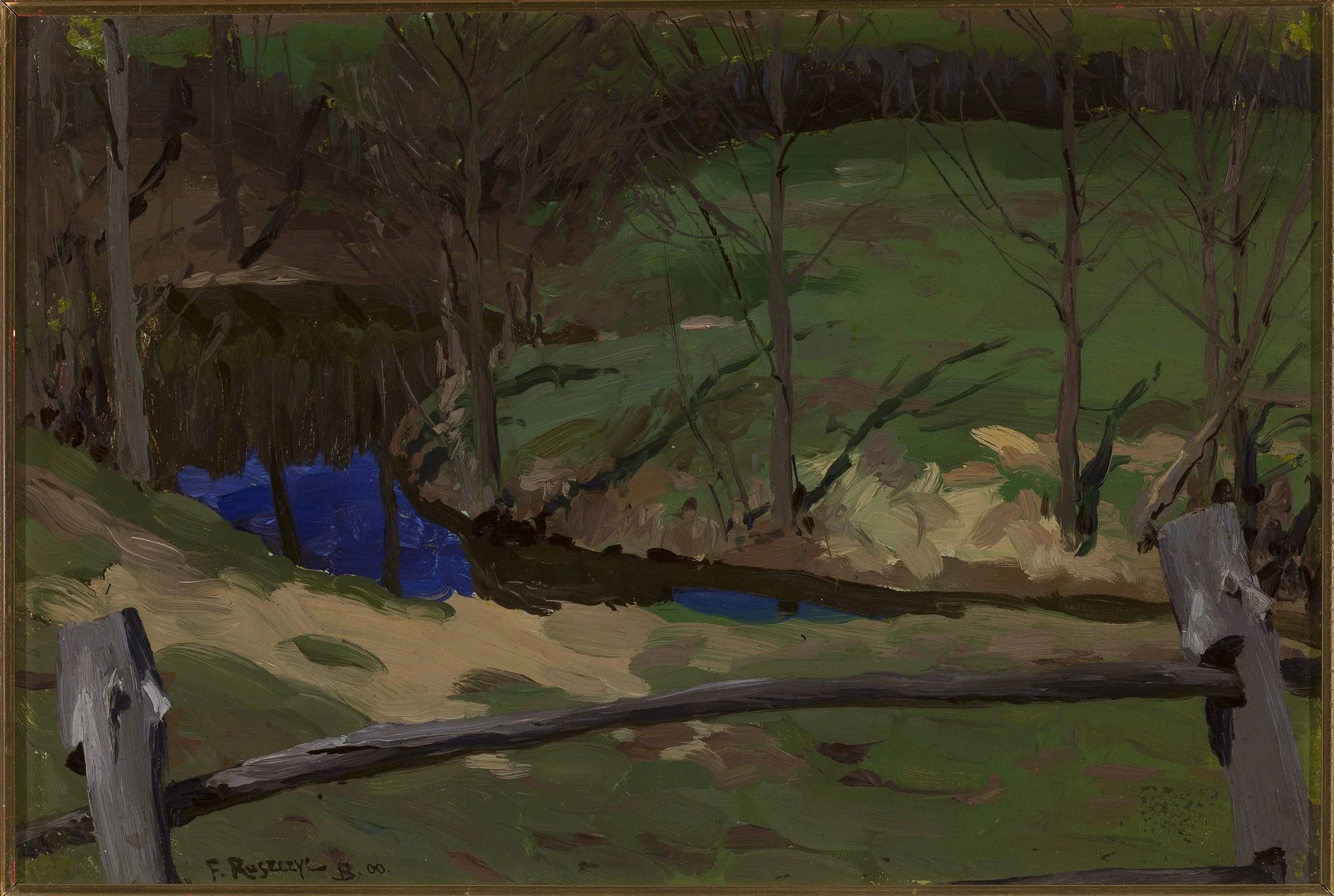 Landscape study in Bohdanów