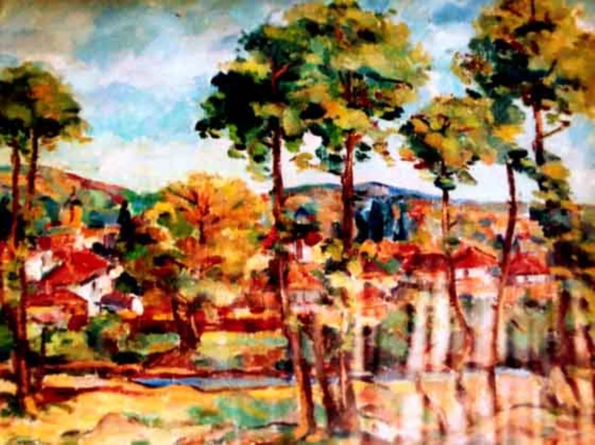 Peisaj din Argeș, by Nicolae Dărăscu, unspecified