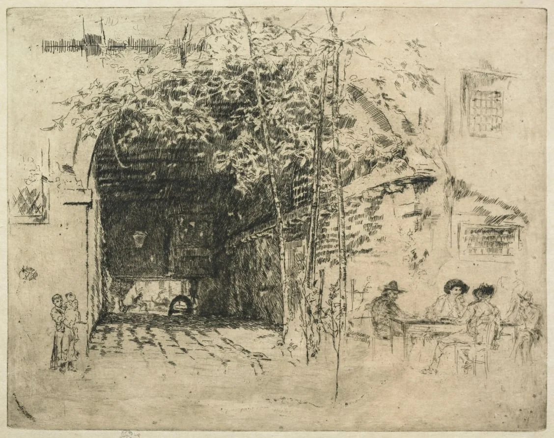 Traghetto, No. 2, by James McNeill Whistler, 1880