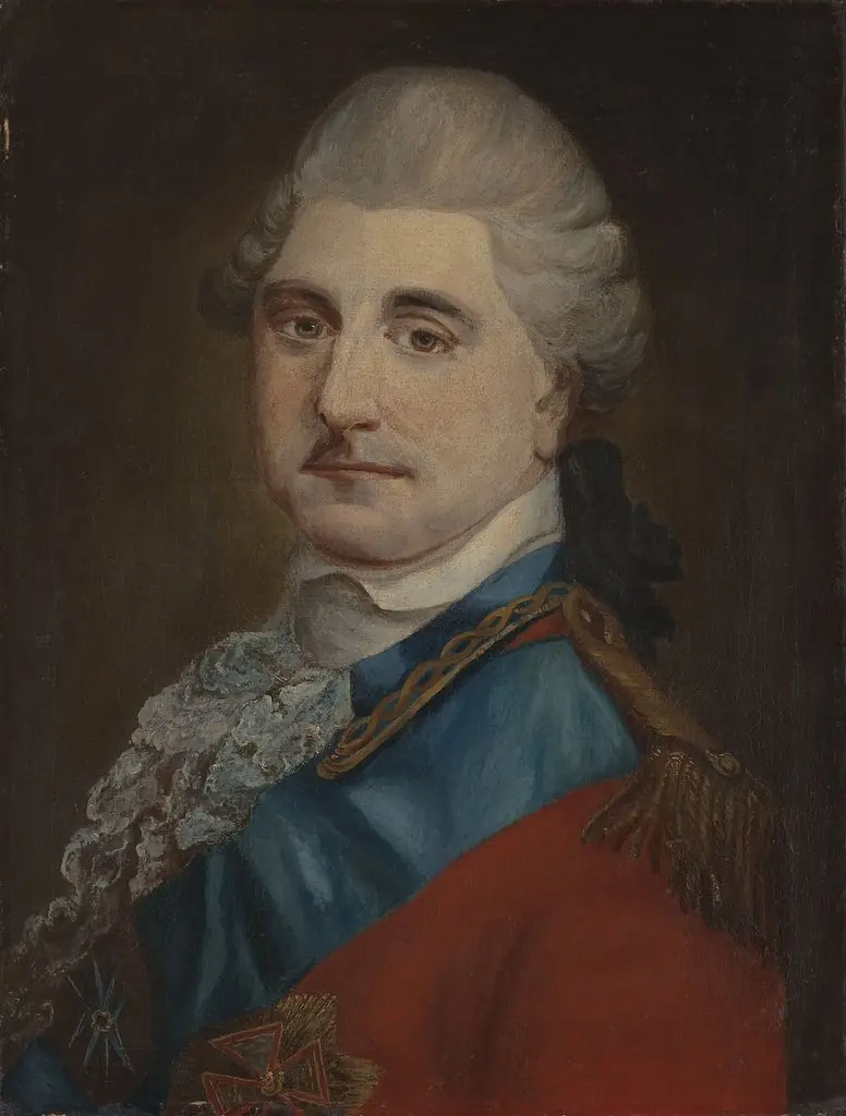 Portrait of Stanisław August Poniatowski in the uniform of the head of the Corps of Cadets