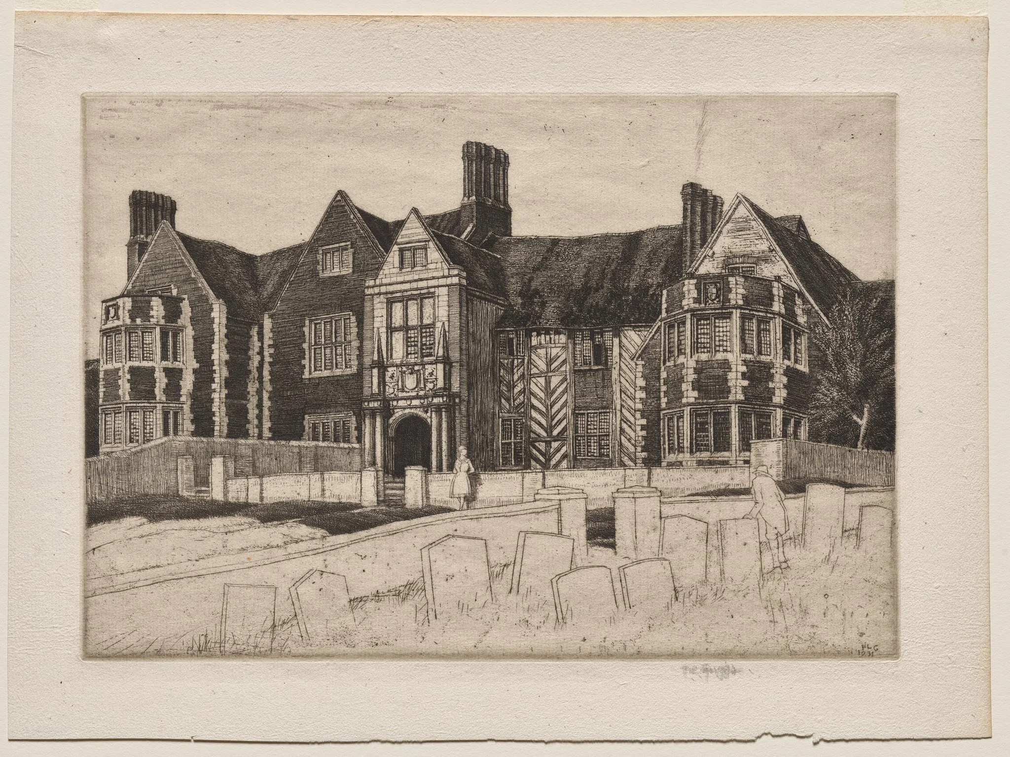 Ragdale Hall, by Frederick Landseer Maur Griggs, 1937