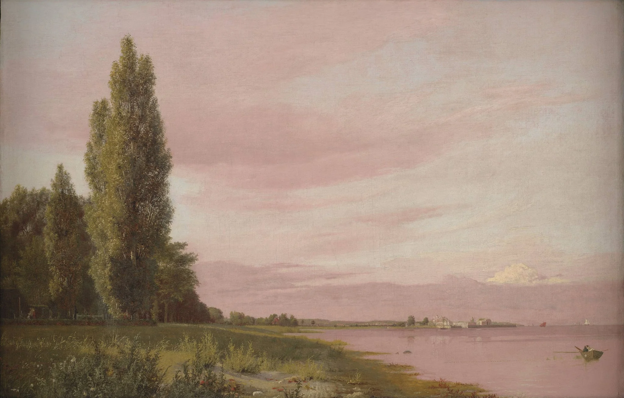 View of the Bay near the Copenhagen Limekiln Looking North. A Quiet Summer Afternoon