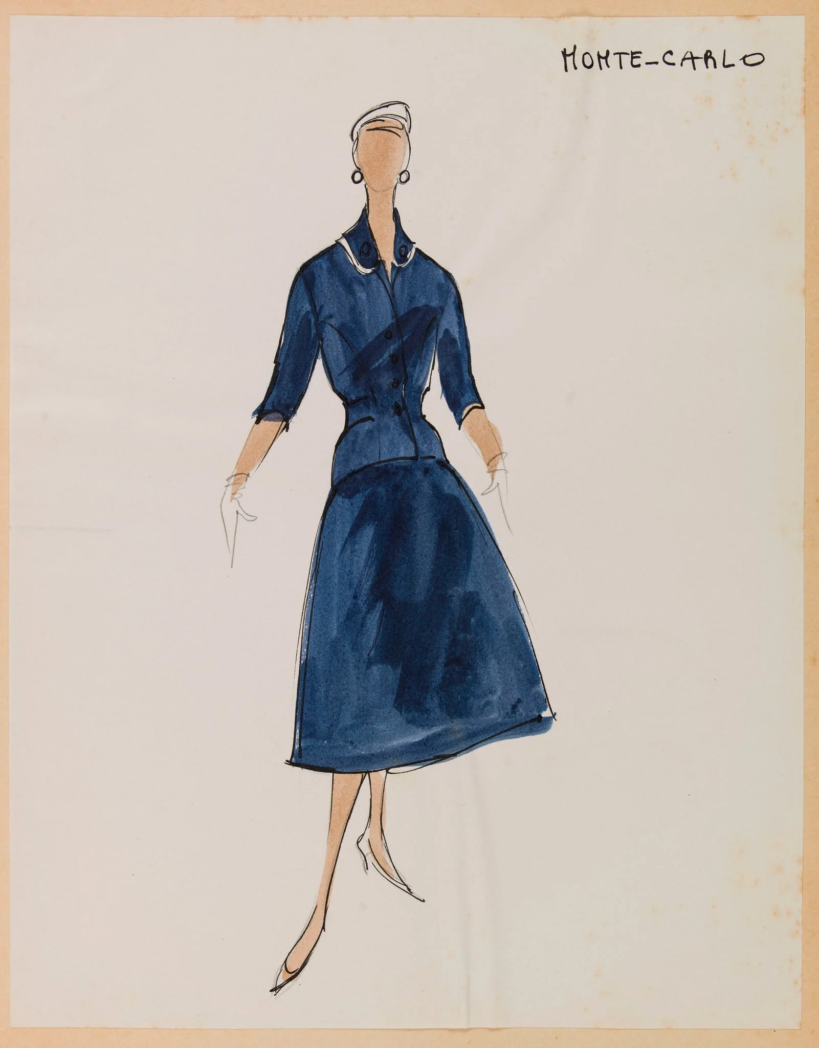 Monte-Carlo, by Carven, 1956