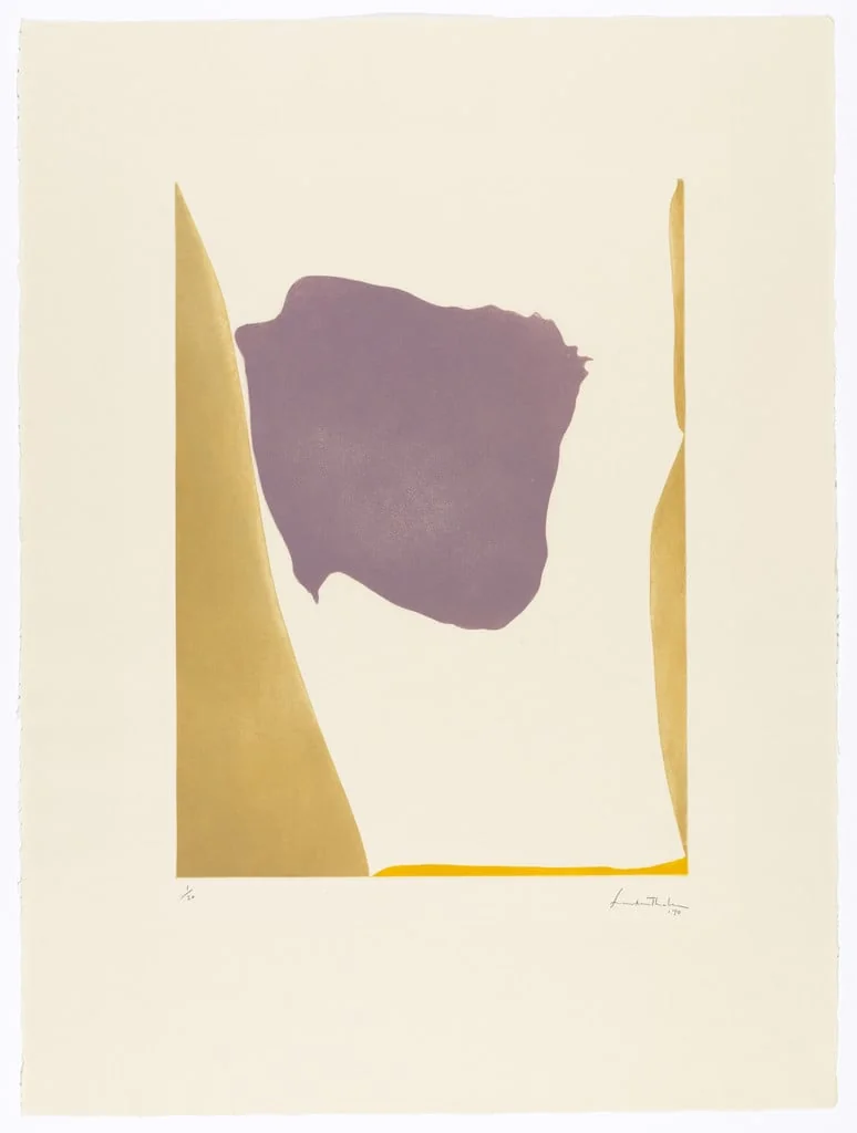 Untitled, by Helen Frankenthaler, ink, 1970