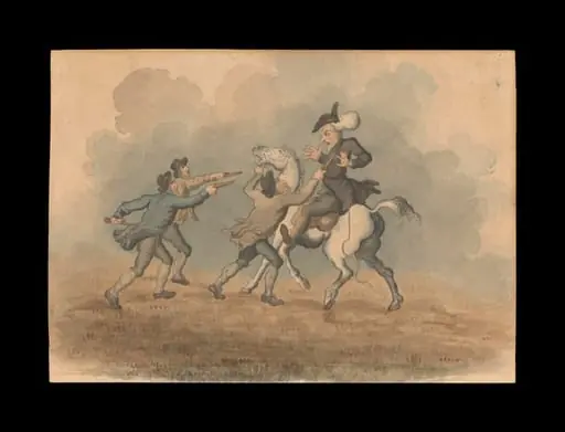 Dr Syntax Stopped by Highwaymen