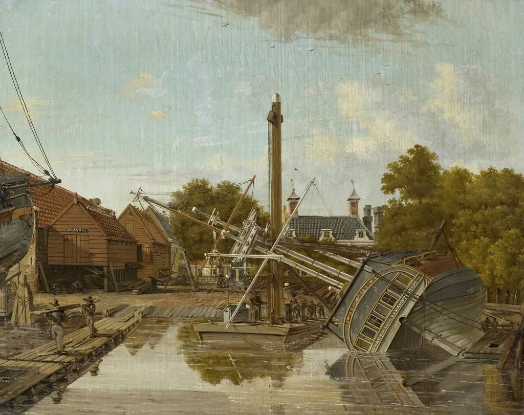 St Jago Shipyard on Bickers Island in Amsterdam