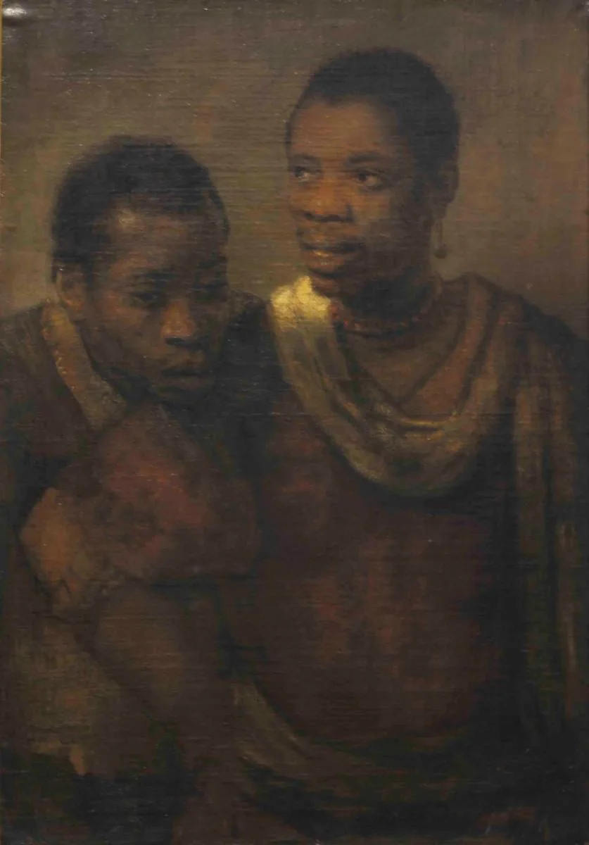 Doi africani (doi mauri), by Rembrandt Harmensz Van Rijn
