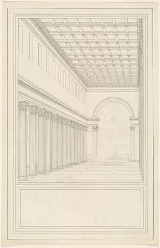 The Nave and Apse, without a Transept, of a Cathedral for Berlin