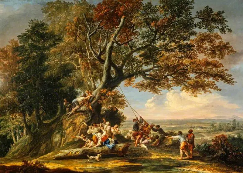 Saint Boniface Felling the Sacred Oak