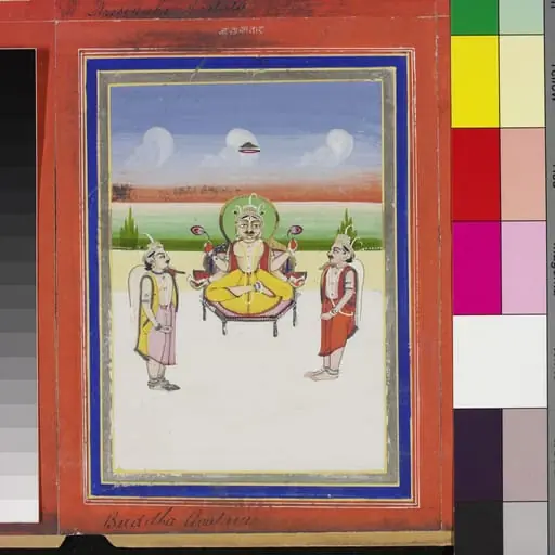 Vishnu as Buddha Avatar