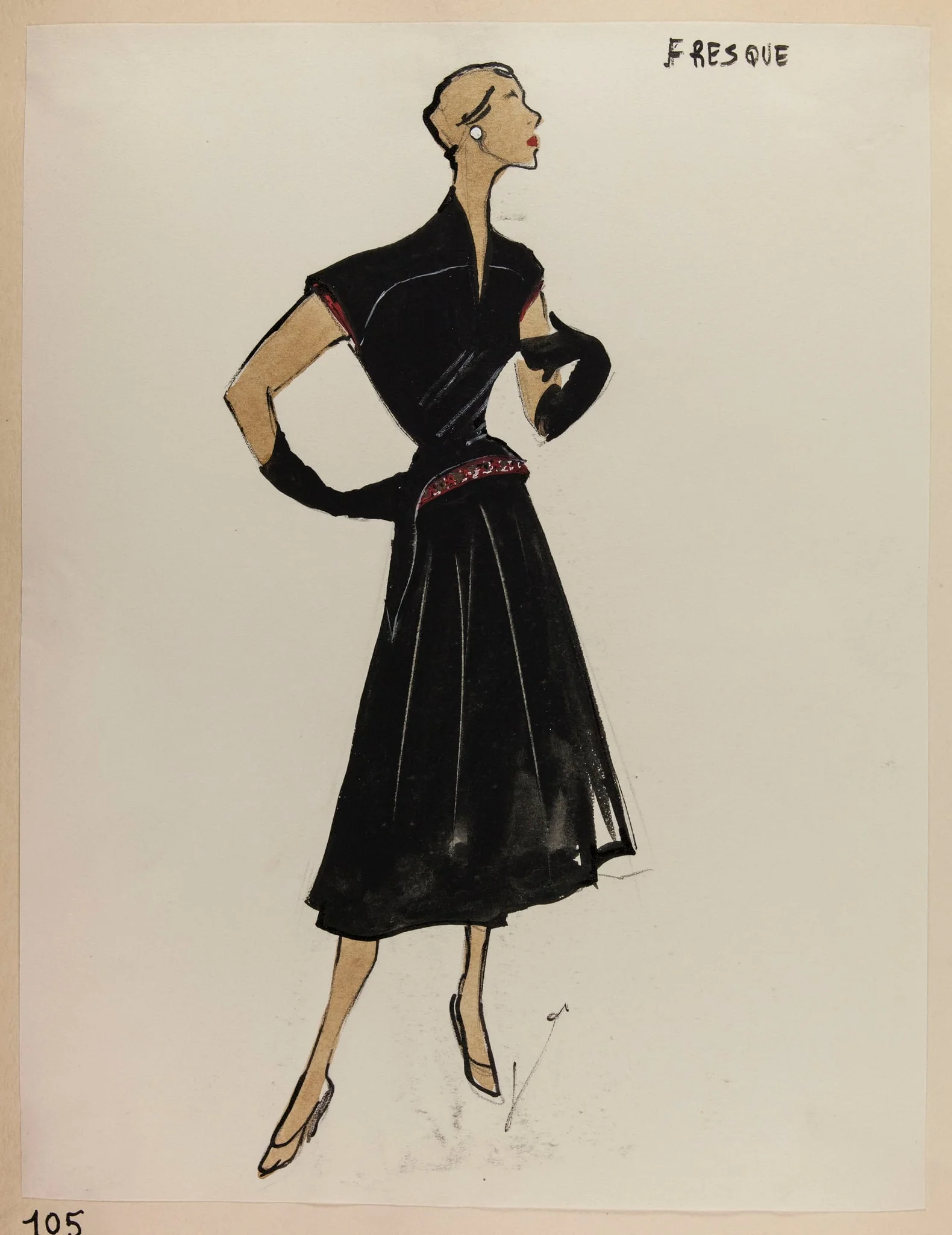 Fresque, by Marie-Louise Carven, 1952