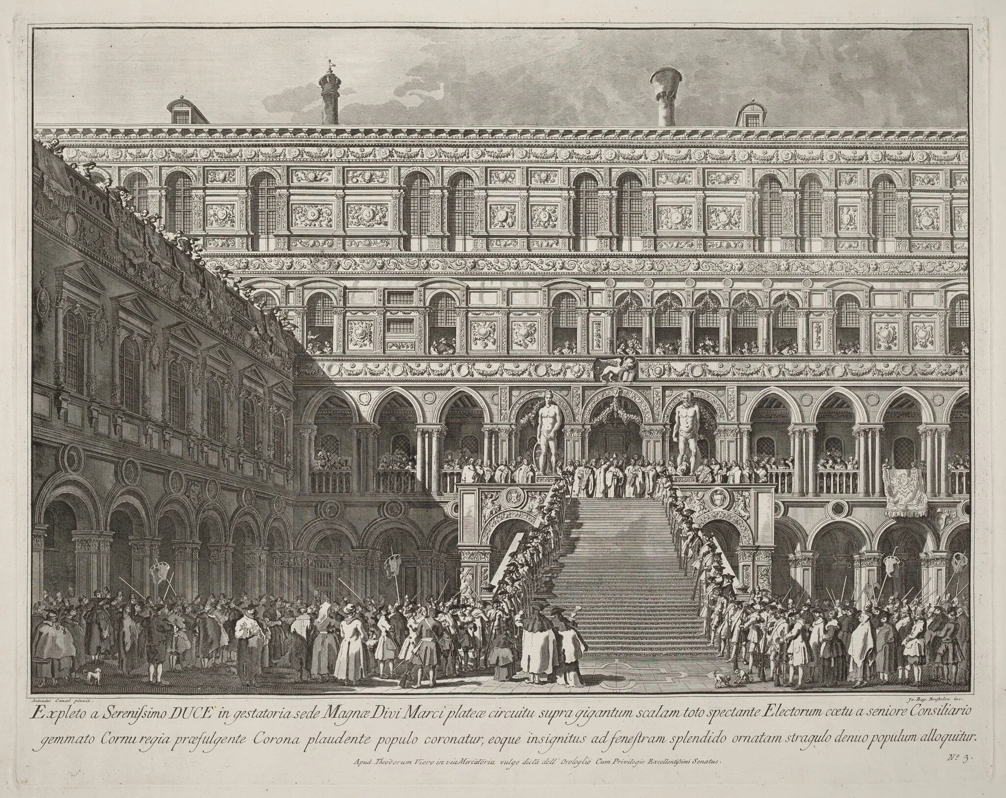 The Doge Crowned on the Scala dei Giganti of the Ducal Palace