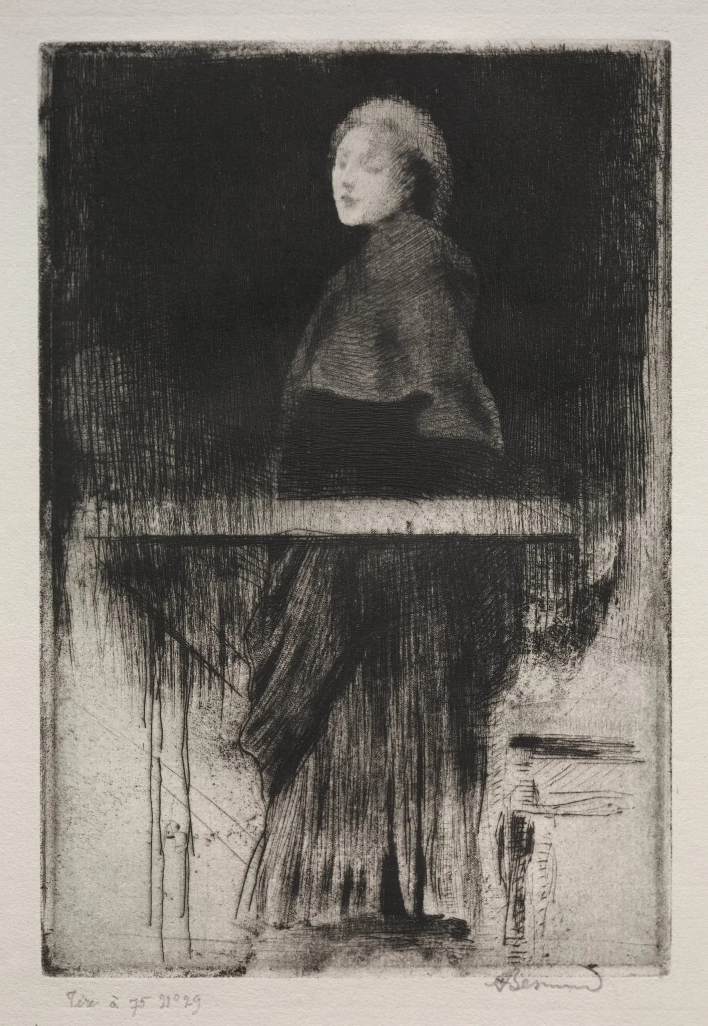 Woman with a Cape, by Paul-Albert Besnard, 1889