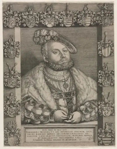 Portrait of John Frederick I, "The Magnanimous," Elector of Saxony