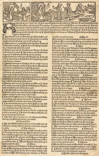 Calendar with the Nativity and Adoration