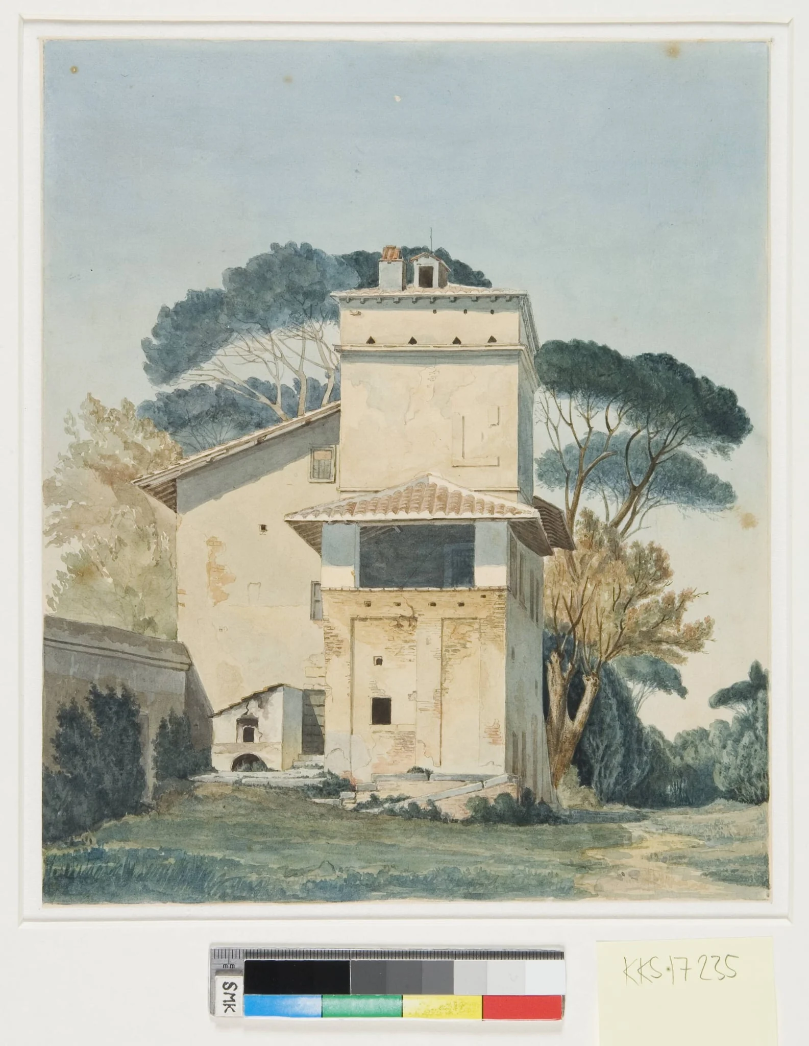 Raffaels atelier i Villa Borgheses have. Rom