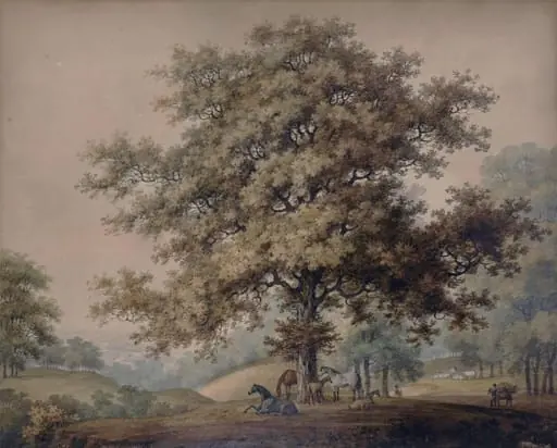 Landscape with Horses