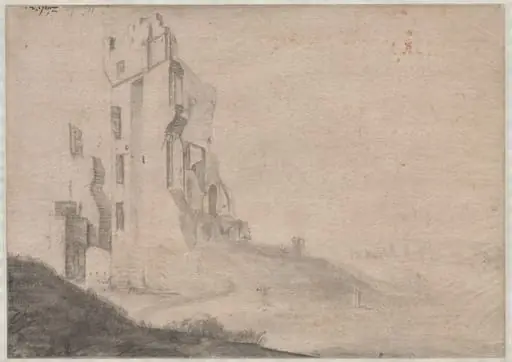 Ruin of the huis Ter Kleef near Haarlem