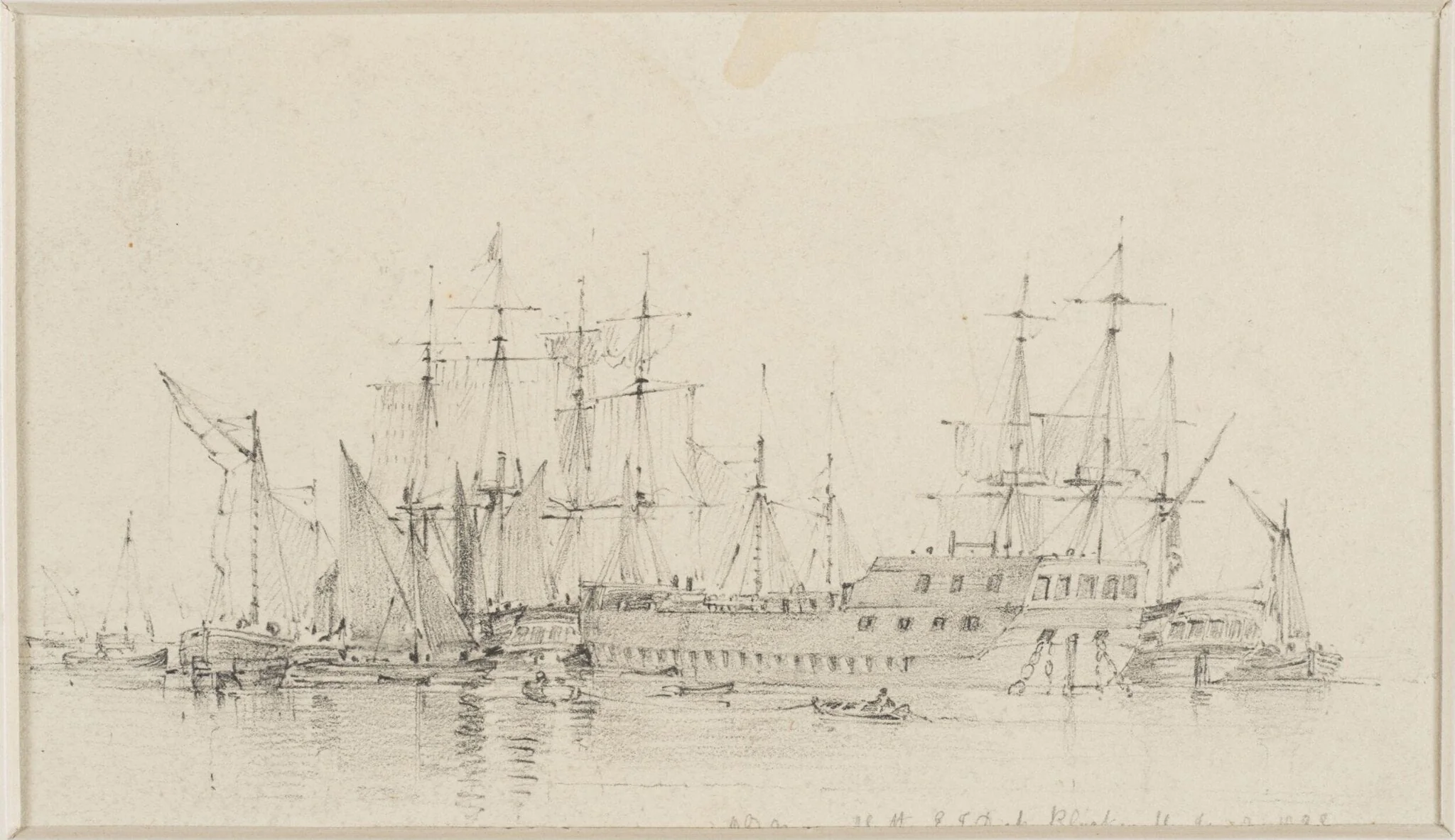 Old Mag off the East India Dock, Blackwall, by Edward William Cooke, 1828