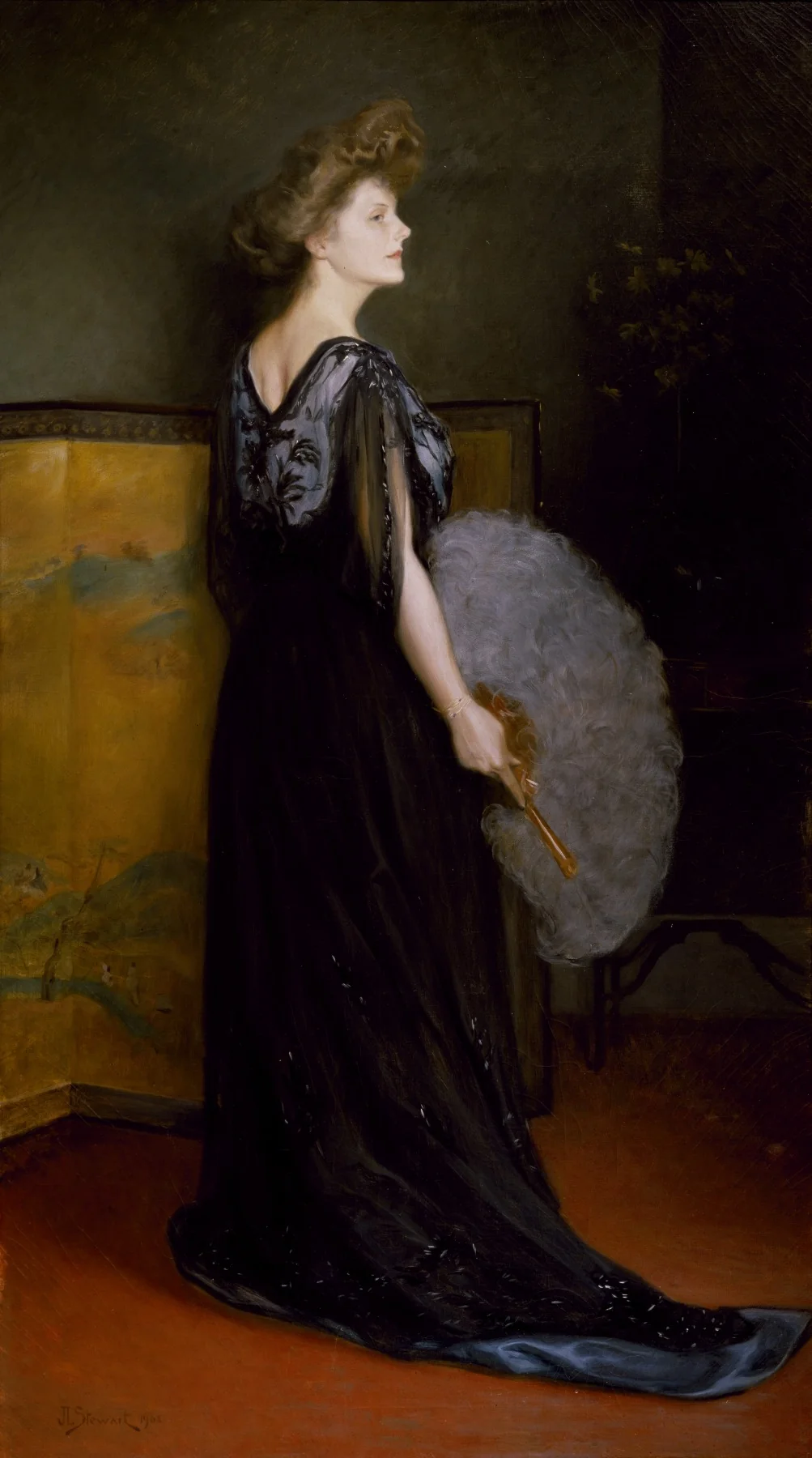 Portrait of Mrs. Francis Stanton Blake, by Julius LeBlanc Stewart, oil, 1908