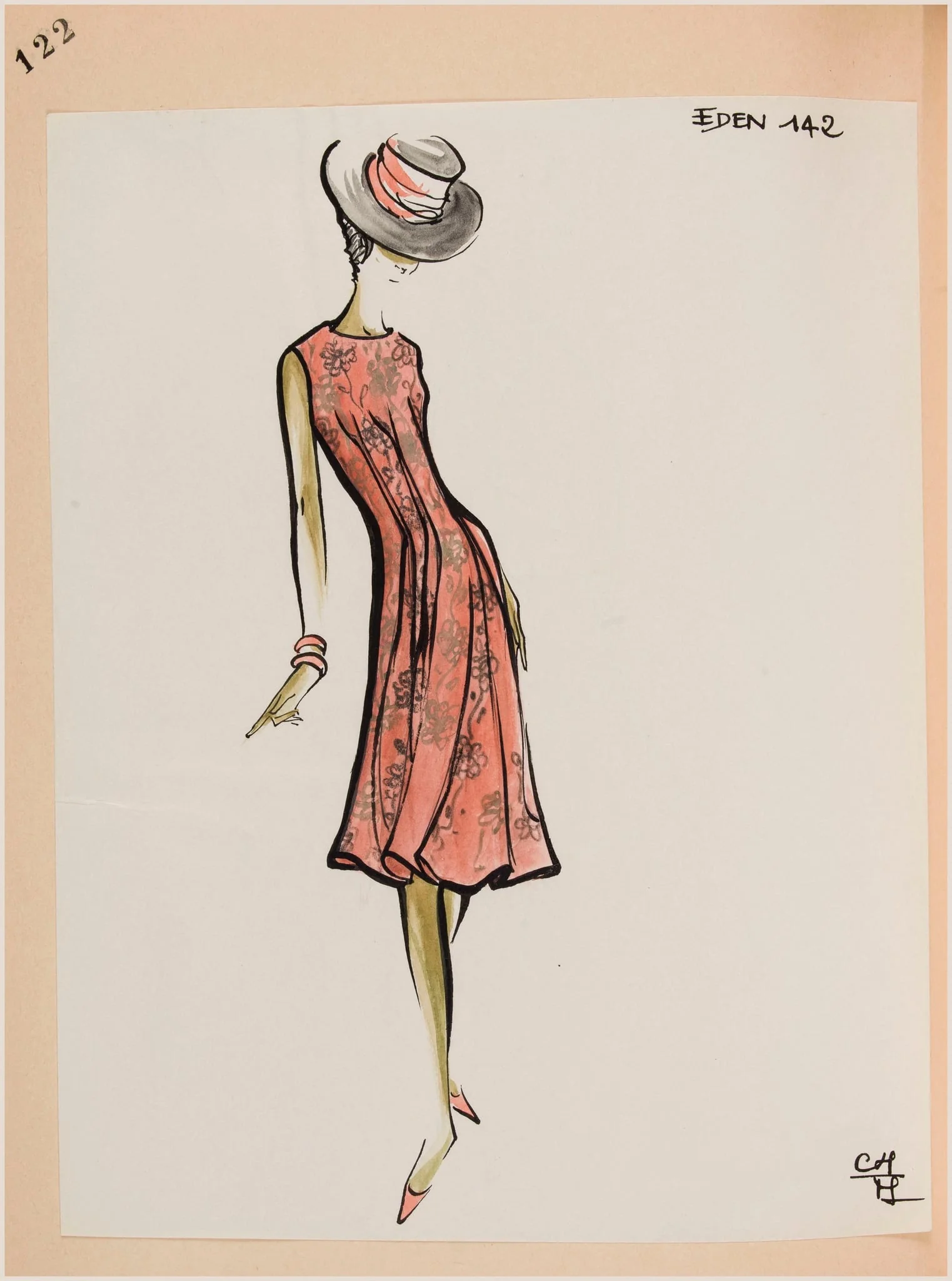 Eden, by Marie-Louise Carven, 1963