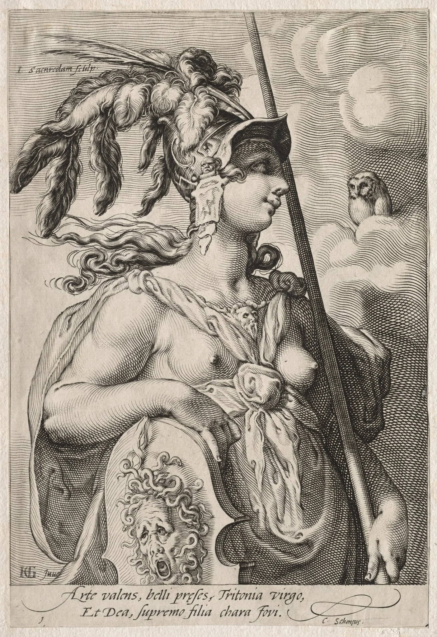 Three Goddesses, by Jan Pietersz Saenredam, 1595