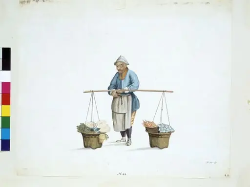 Man Selling Salted Fish