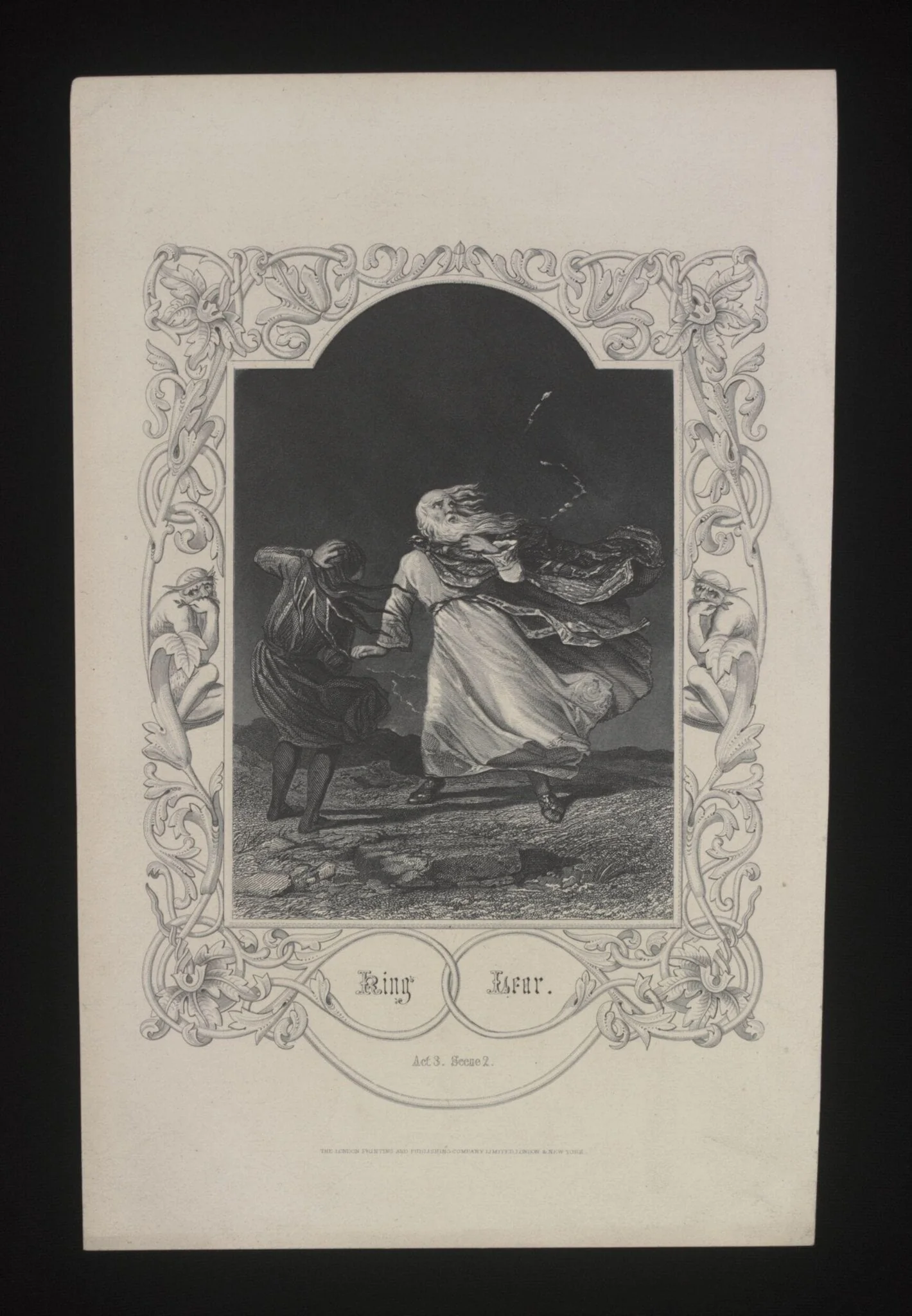 King Lear, by Unknown, 1850