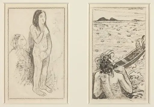 Parau No Te Varau Ino (left); Tahitian Legend (right)