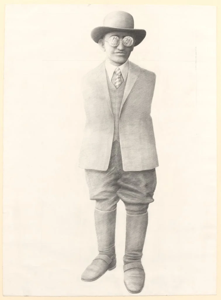 Untitled, by Joseph Piccillo, graphite, 1972