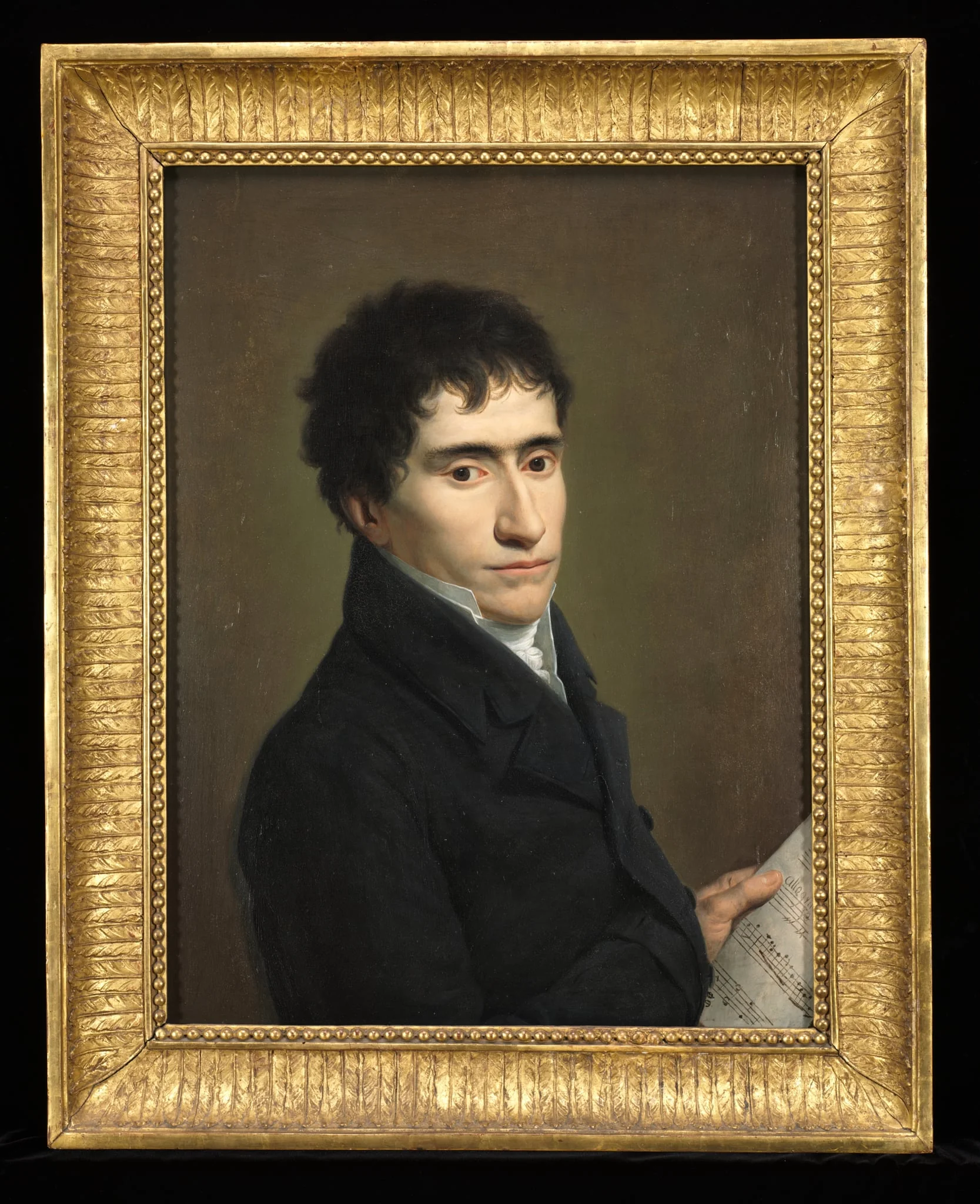 Portrait of a Musician, by Andrea Appiani, unspecified, 1800
