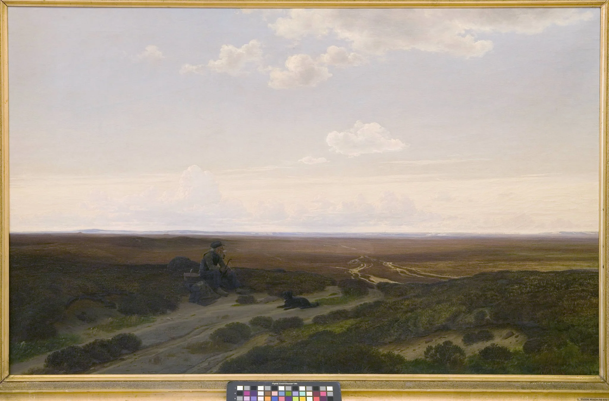 View of Pårup Moors near Silkeborg, Jutland, by Unknown, 1868