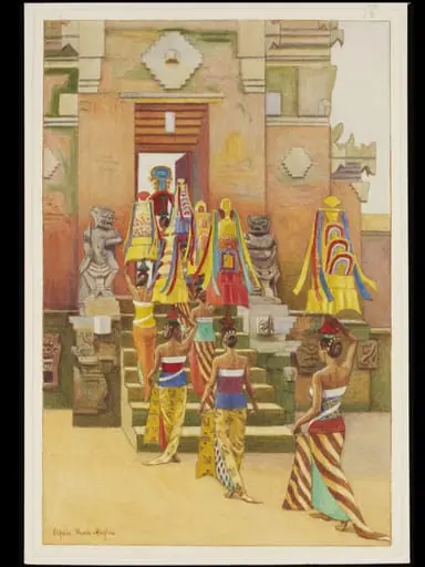 Procession for Holy Water returning to the Poeri