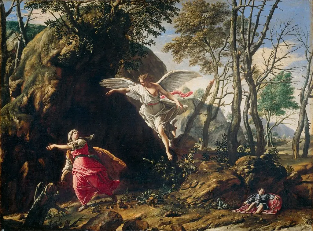 Hagar and Ishmael in the Desert