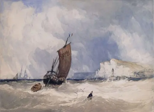 The Pilot-Boat off Fécamp, Normandy