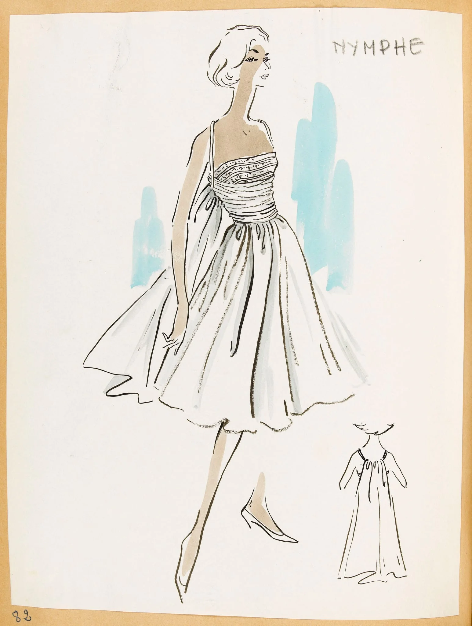 Nymphe, by Carven, 1957