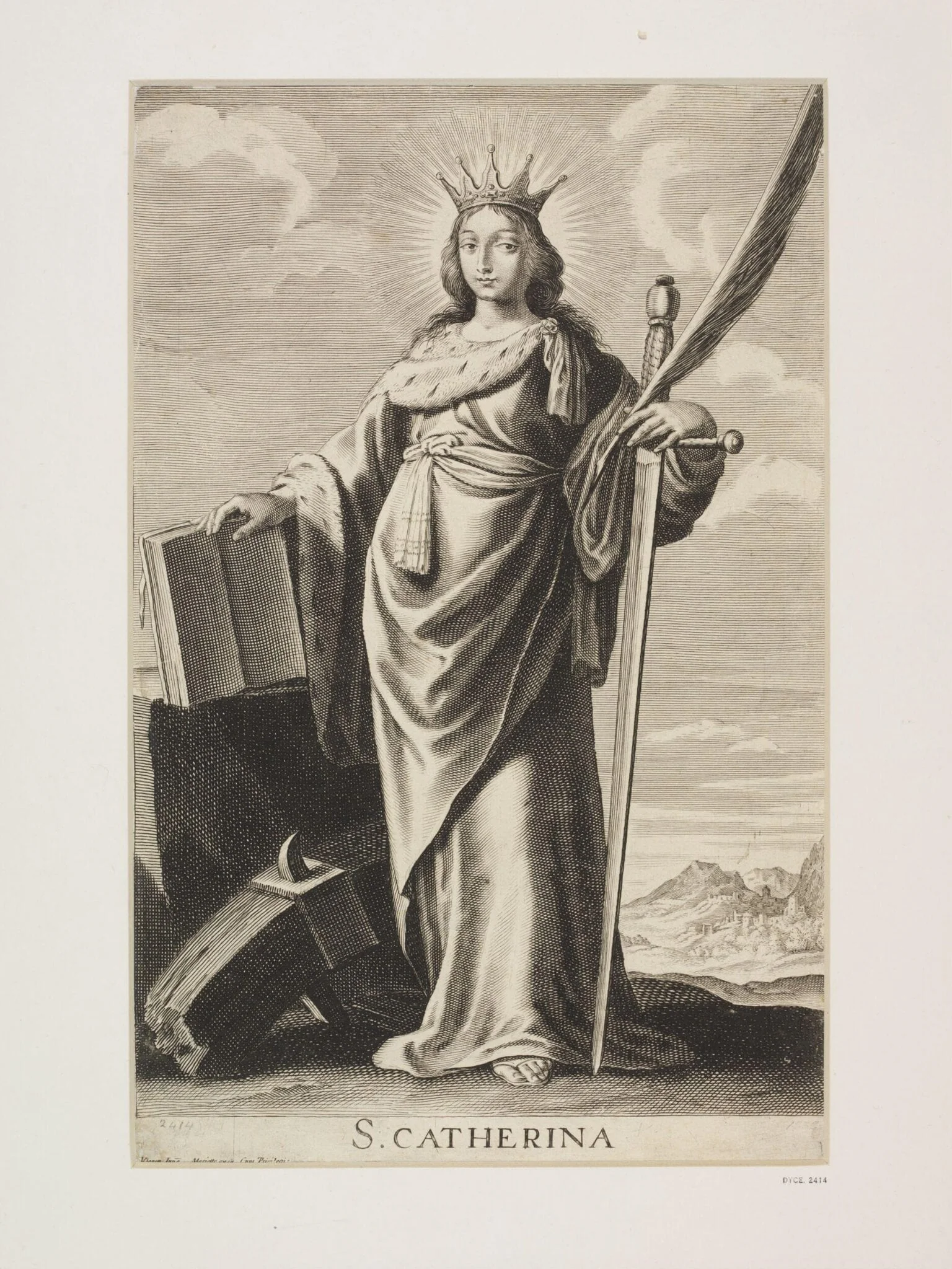 St. Catherine, by Claude Vignon, 1650