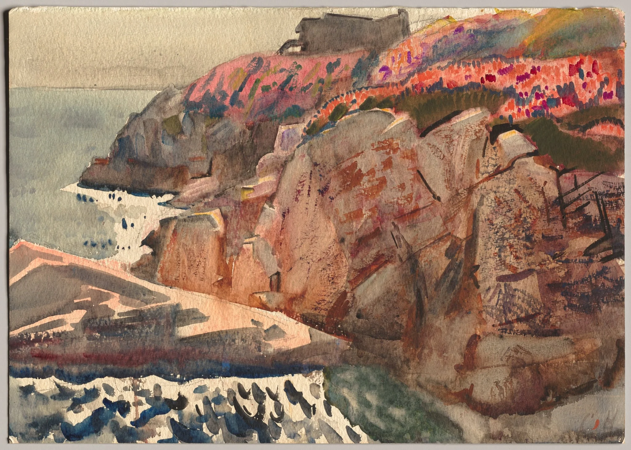 Cliffs, November, by Charles Sydney Hopkinson, 1926