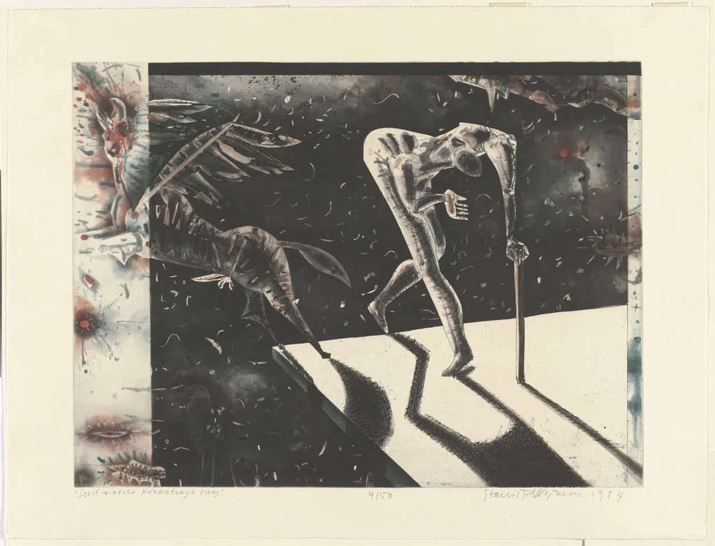 Untitled, by Stanislaw Wejman, ink, 1984