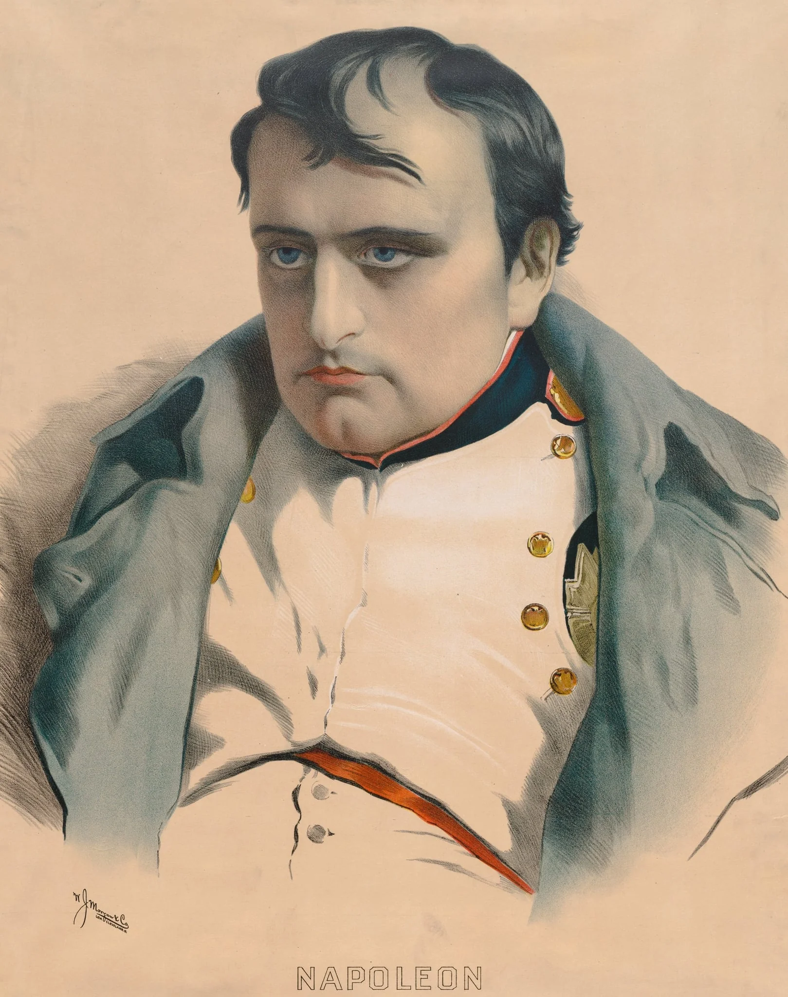 Bust Portrait of Napoleon, by Paul Delaroche, 1852
