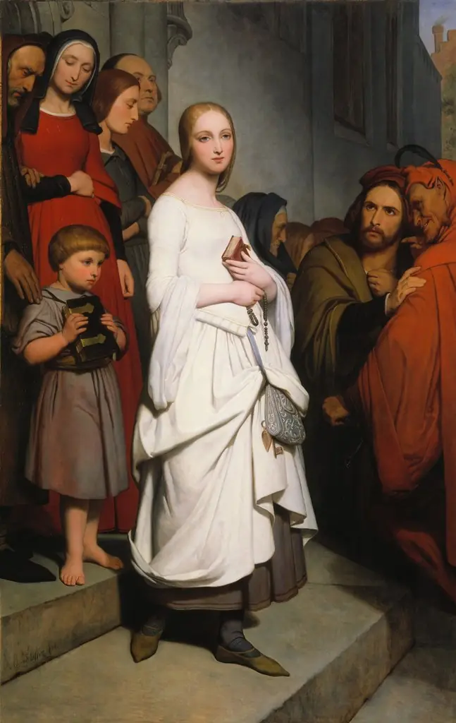 Marguerite Leaving Church