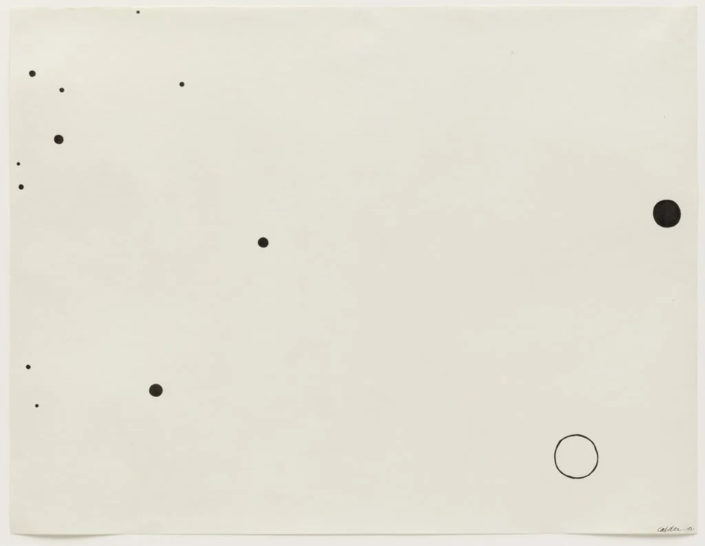 Untitled, by Alexander Calder, ink, 1931