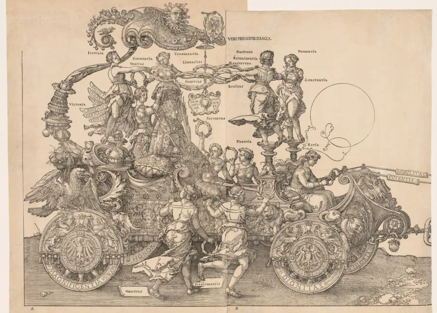 The Great Triumphal Car of Emperor Maximilian, by Albrecht Dürer, 1523