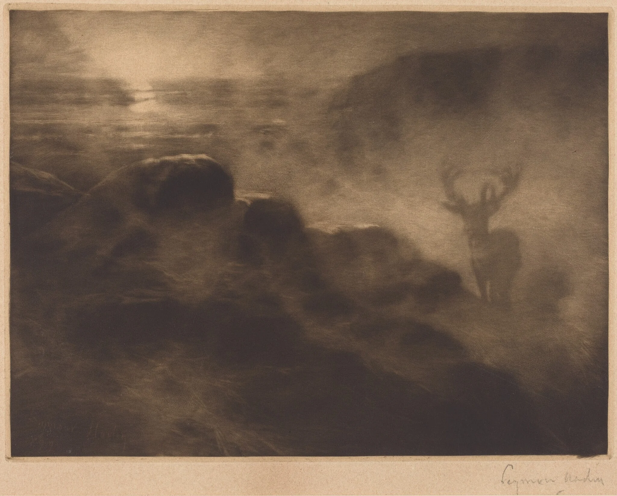 An Early Riser, by Francis Seymour Haden, ink, 1897