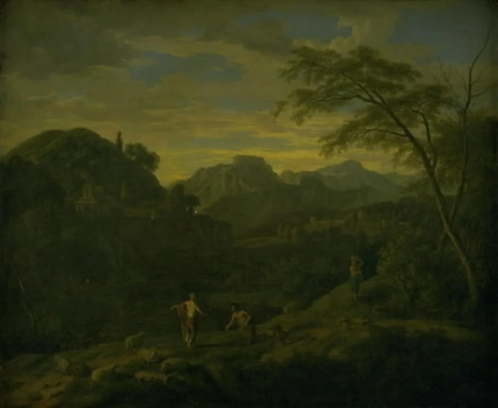 Southern Mountain Scenery, by Unknown, 1693
