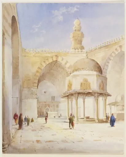 Interior of the Mosque of Sultan Hassan